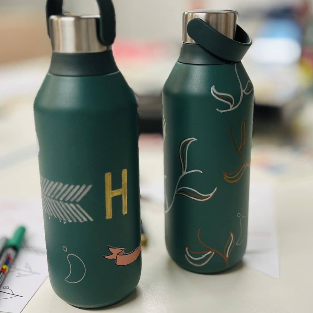 Personnalisation de gourdes